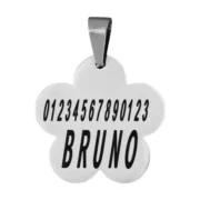 Custom Flower Unisex Pendant - Image 2