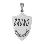 Custom Shield Unisex Pendant - Image 2