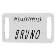Custom Rectangular Pet ID Tag (Style 2) - Image 2