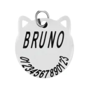 Custom Cat Head ID Tag - Image 2