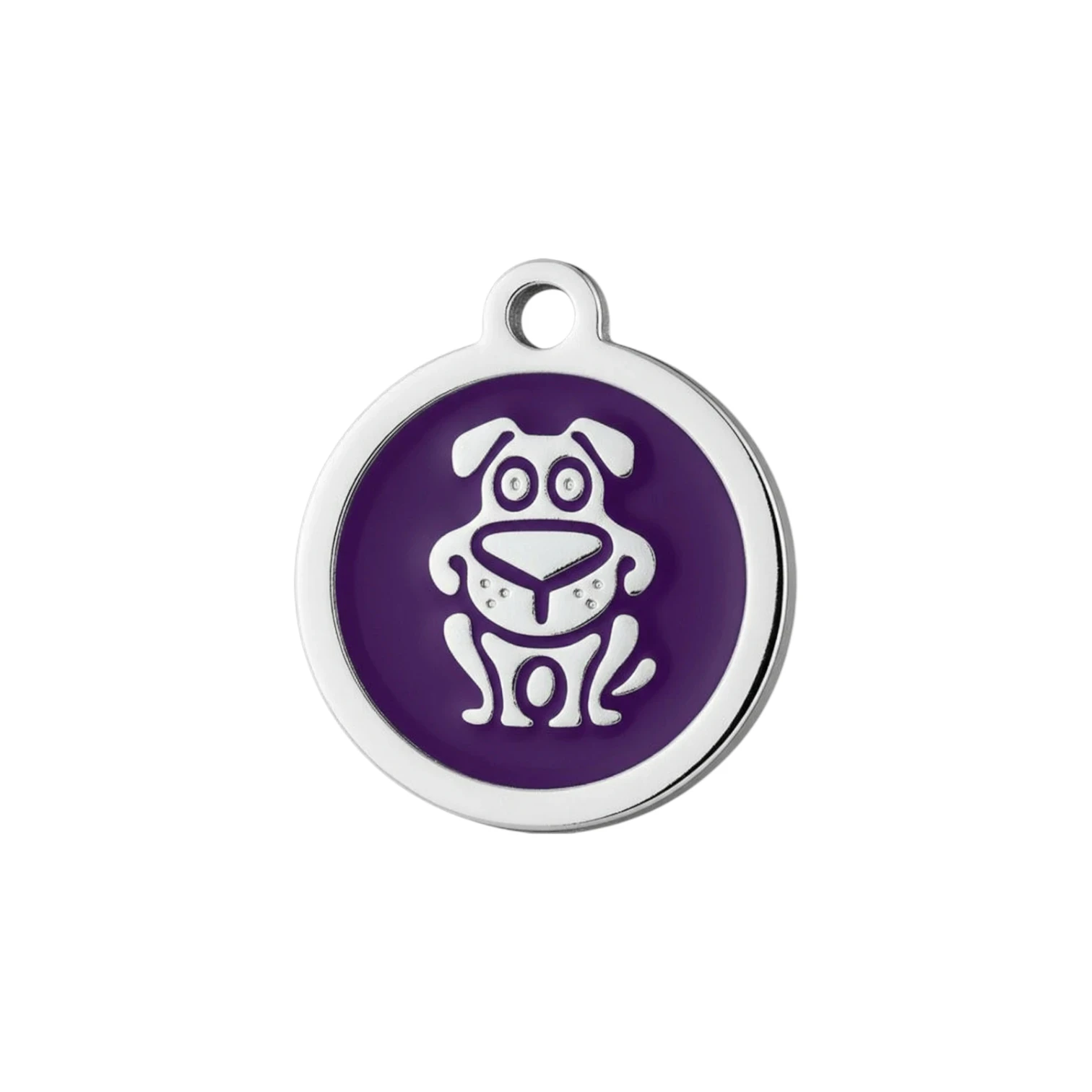 1 Medaglietta per cane viola - immagine 1