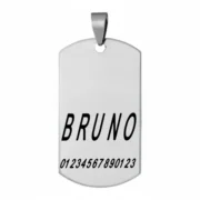 Custom Rectangular Dog ID Tag (S) - Image 2