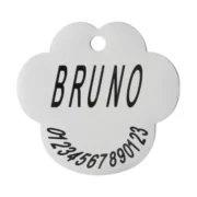 Custom Paw Print Pet ID Tag (M) - Image 2