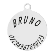 Custom Round Pet ID Tag (L) - Image 2