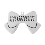 Custom Bow Tie Pet ID Tag - Image 3