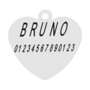 Custom Heart Pet ID Tag - Image 2