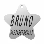 Custom Star Pet ID Tag - Image 2