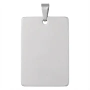 Custom Rectangular Military-Style Pendant (M)