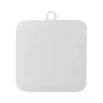 Custom Square Silver Unisex Pendant