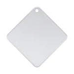 Custom Silver Square Pet ID Tag