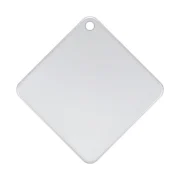 Custom Silver Square Pet ID Tag