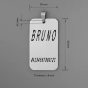 Medaglietta identificativa per cani (XL) - immagine 7