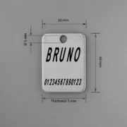 Custom Titanium Keychain (L) - Image 4