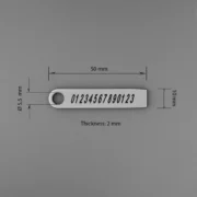 Custom Titanium Keychain (S) - Image 4