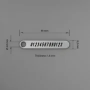 Custom Titanium Keychain (XS) - Image 4