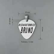 Custom Guitar Pick Pendant - Image 3