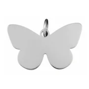 Custom Butterfly Pet ID Tag