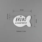 Custom Fish Pet ID Tag - Image 4