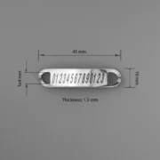 Custom Elongated Pet ID Tag - Image 4